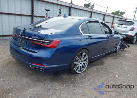 2022 BMW 750 I xDrive from USA, damaged, VIN WBA7U2C03NCK86374